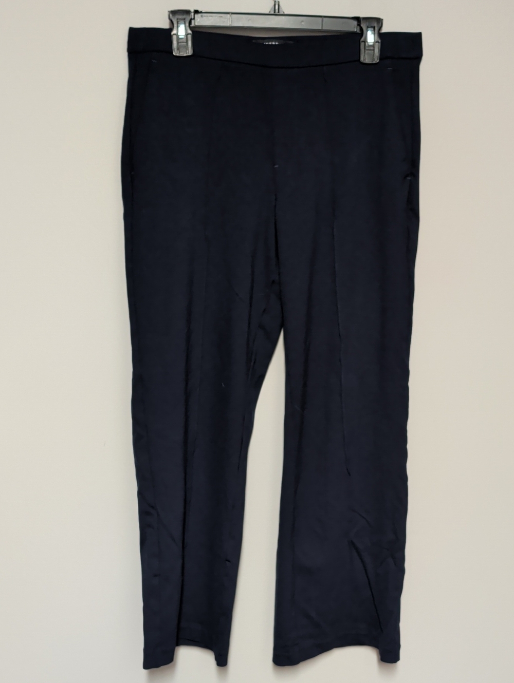 Liverpool Women's Navy Straight-Leg Trousers